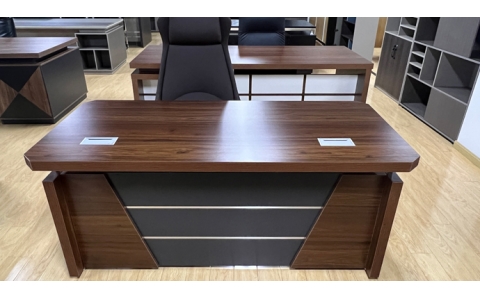 實(shí)木辦公班臺(tái)