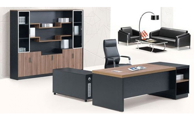 時(shí)尚中式大班臺