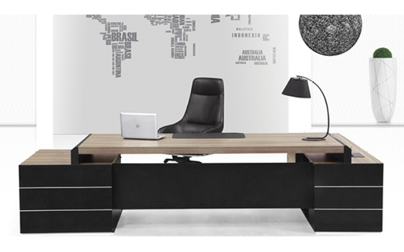 實(shí)木辦公班臺