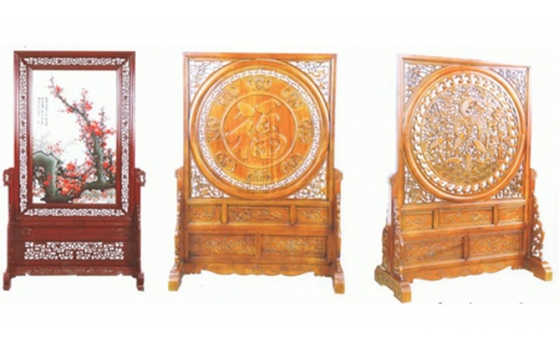 漆藝屏風(fēng)隔斷